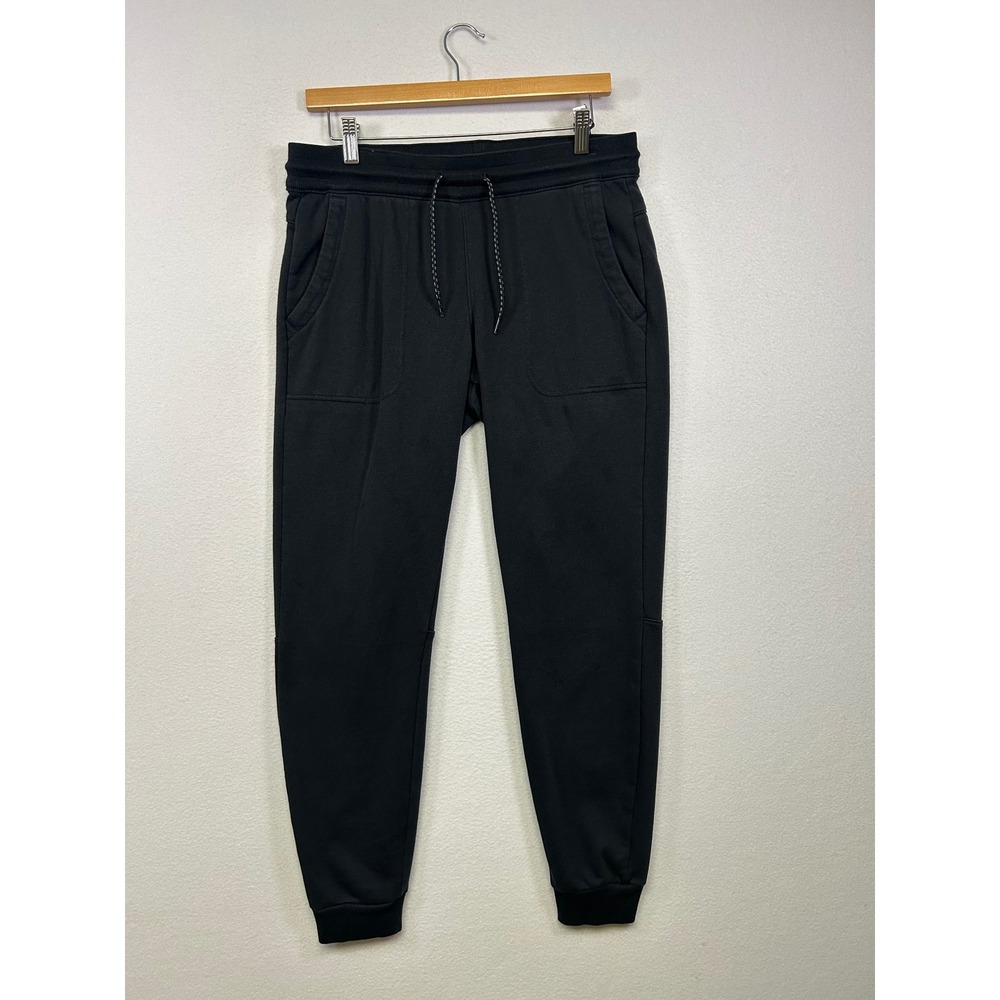 Gorpcore Columbia Men Size M Black Tapered Fleece Athletic Jogger Sweatpants